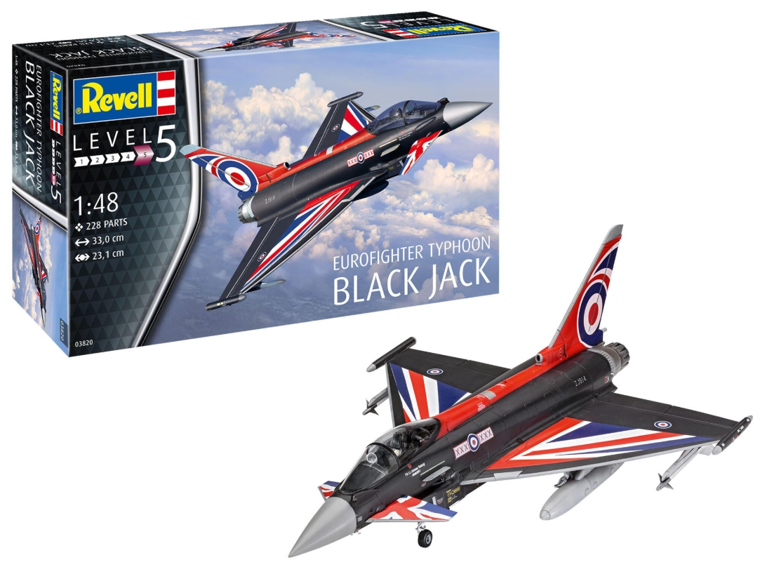 Revell avion Eurofighter Typhoon Black Jack Rev03820