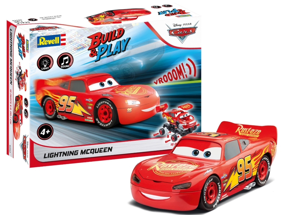 Revell Lightning McQueen Disney Cars - Masina cu Lumini si Sunete