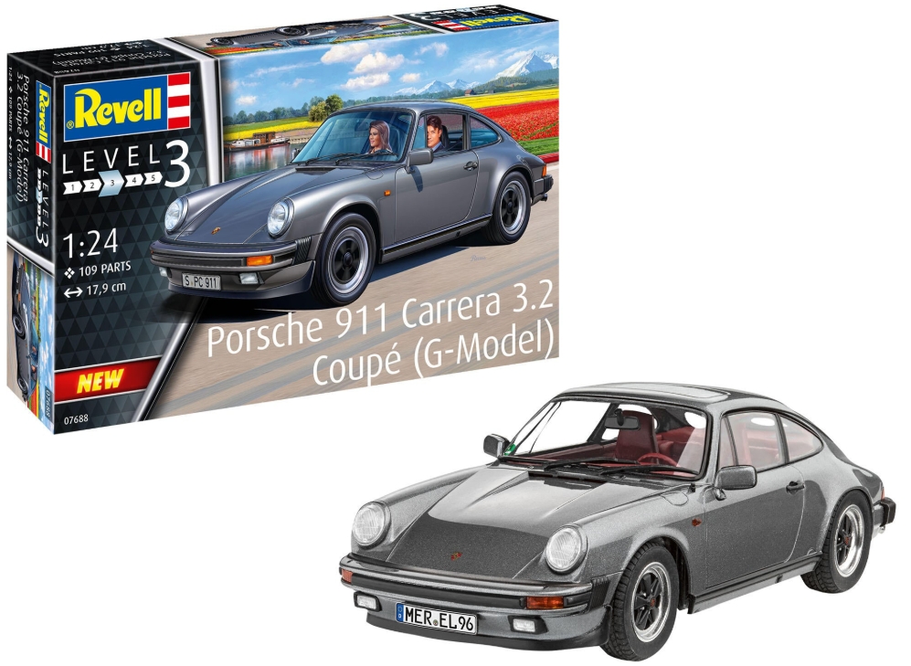 Revell Macheta Auto Porsche 911 Carrera.  Kit Plastic