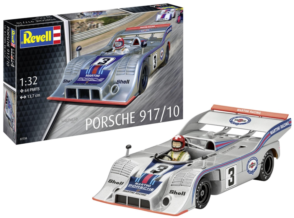 Revell macheta auto Porsche 917/10.  Kit plastic
