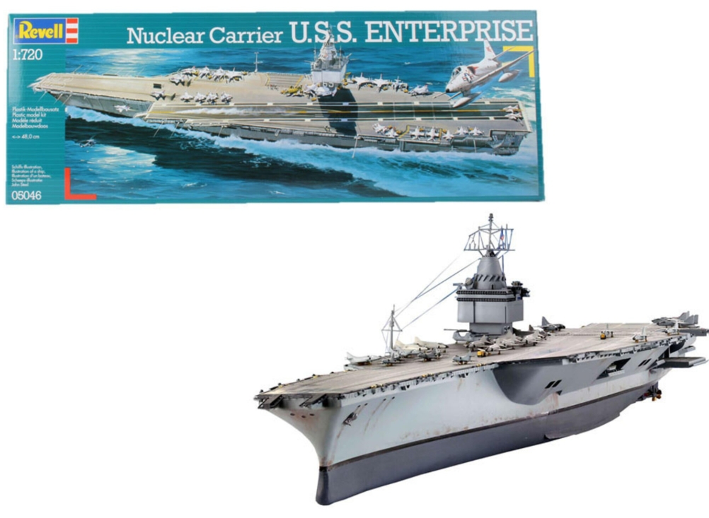 Revell Macheta Portavion Nuclear U.S.S. Enterprise CVN-65 – Kit Plastic