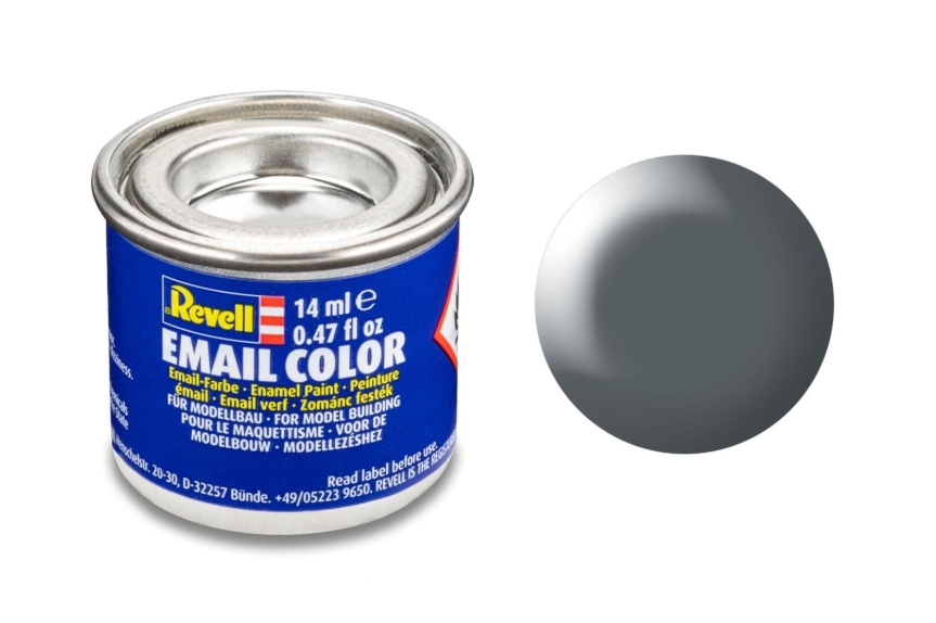 Revell vopsea email silk dark grey. Enamel Color 14 ml