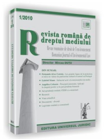 Revista romana de dreptul mediului nr. 1/2010