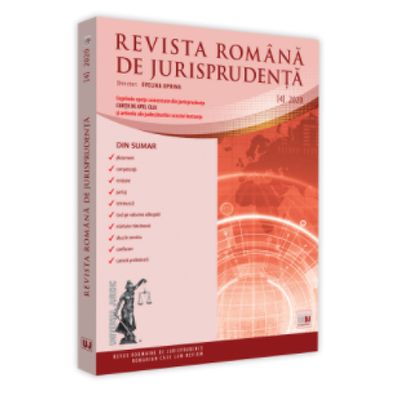 Revista romana de jurisprudenta nr. 4/2020