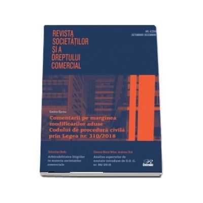 Revista societatilor si a dreptului comercial nr 4/2018