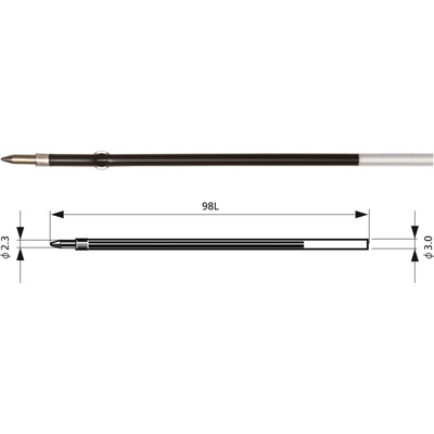 Rezerva Penac BR98C, 2 buc/set, 0.7mm, pt Sleek Touch, Pepe, RBR, RB-085B, CCH-3, Multi 1000-D2 - ne