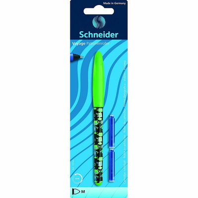 Roller cu cartus Schneider Voyage, 2 rezerve cerneala/blister