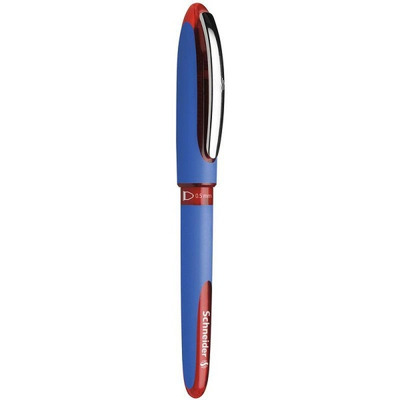 Roller cu cerneala One Hybrid C ball point 0.5mm - scriere rosie