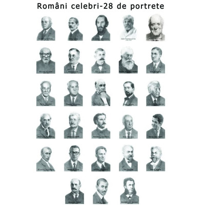 Romani celebri - 28 portrete (fara sipci)
