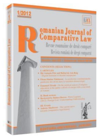 Romanian Journal of Comparative Law nr. 1/2012
