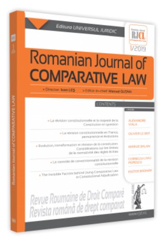 Romanian Journal of Comparative Law nr. 1/2019