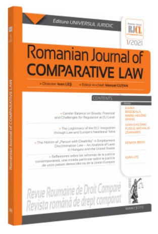 Romanian Journal of Comparative Law nr. 1/2021