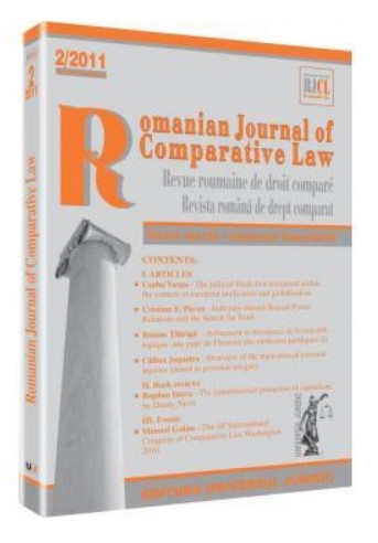 Romanian Journal of Comparative Law nr. 2/2011