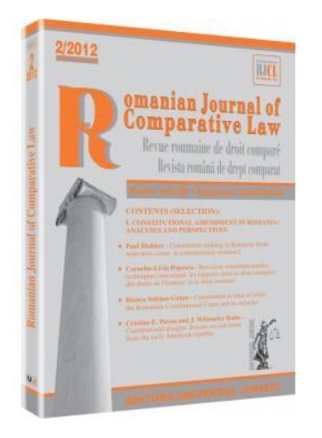 Romanian Journal of Comparative Law nr. 2/2012