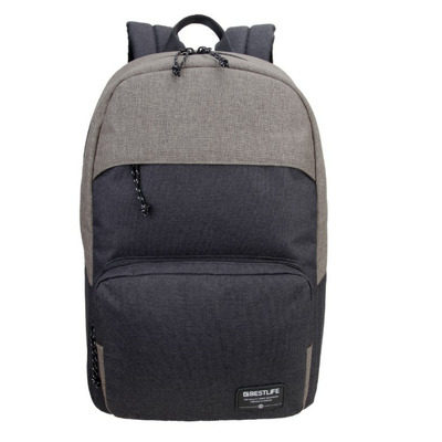 Rucsac Alpha, 46x30x20cm, compartiment laptop 15.6 inch, bleumarin/gri