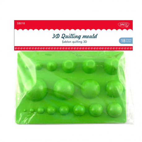 Sablon quilling 3D, Daco