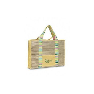 Sacosa din bambus natural ( 45 x 31 cm ) - galben