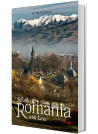 Salutari din Romania with Love. Text in limba Romana-Engleza