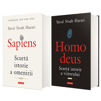Istoria omenirii Yuval Noah Harari, set 2 carti