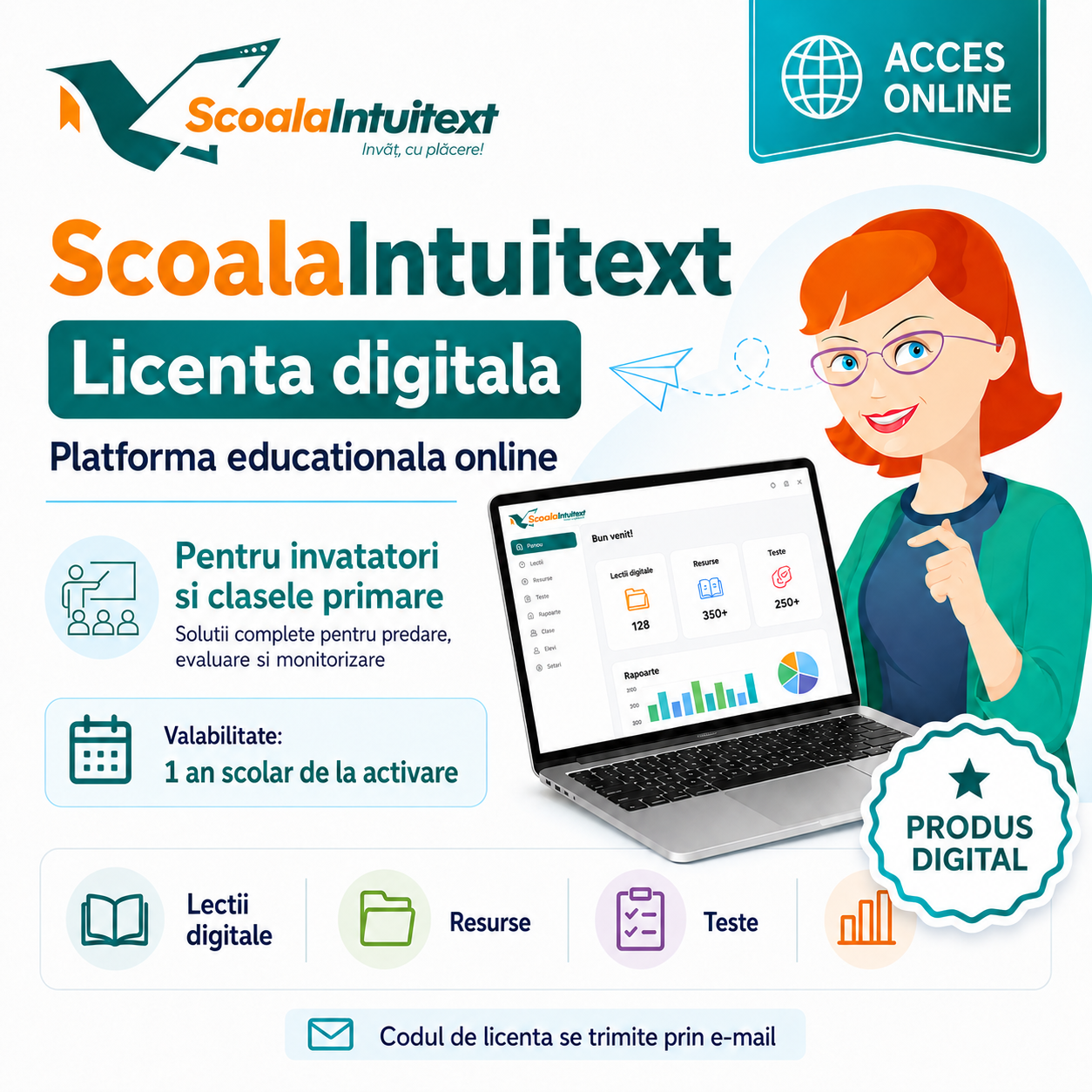 ScoalaIntuitext - platforma educationala pentru clasa a II-a