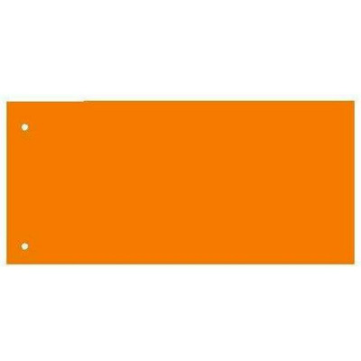 Separatoare carton pentru biblioraft, 180 g/mp, 105 x 240 mm, 100/set, Kangaro - orange