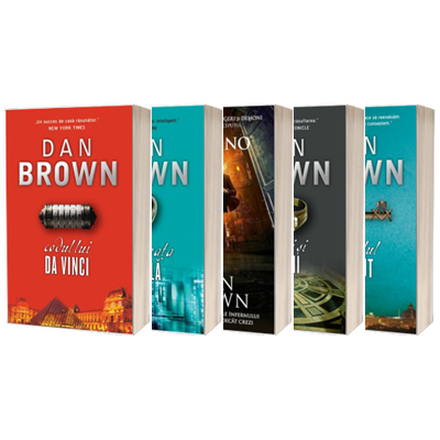 Serie de autor - 5 carti - Dan Brown