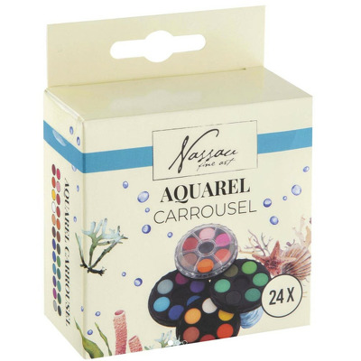 Set 24 acuarele - Carusel