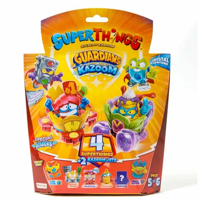 Set 4 figurine SUPERTHINGS - Guardians of Kazoom