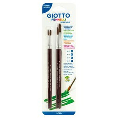Set 4 pensule/blister (nr.3-4-5-8), GIOTTO Art 400