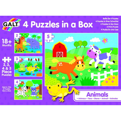 Set 4 puzzle-uri. Animalute