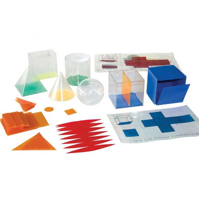 Set 6 corpuri geometrice, forme desfasurate