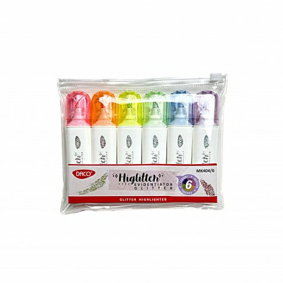Set 6 markerr evidentiator glitter
