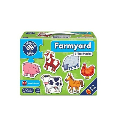 Set 6 puzzle Ferma (2 piese) FARMYARD