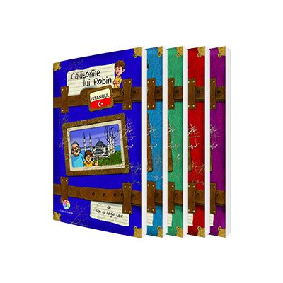 Set Calatoriile lui Robin - 5 volume (Istanbul, Barcelona, Venetia, Paris, Londra)
