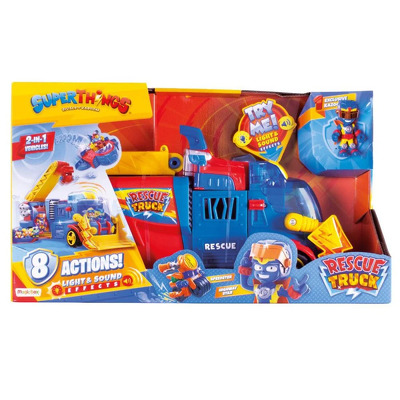 Set camion 2 in 1 SUPERTHINGS, Rescue Truck
