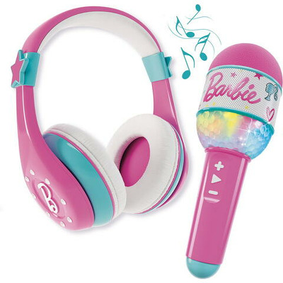 Set casti si microfon cu bluetooth - Barbie
