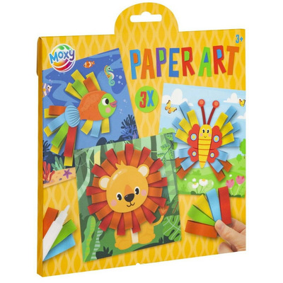 Set creativ 3D cu hartie - Animalute
