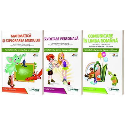 Set de 3 caiete clasa pregatitoare - Intuitext