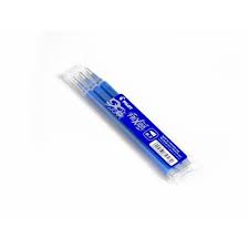 Set de 3 rezerve albastre pentru Roller Pilot, 0.7mm, Frixion Ball