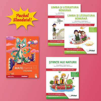 Set de 4 auxiliare clasa a III-a - Intuitext
