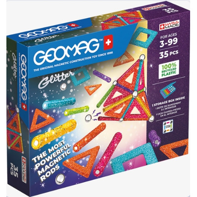 Set de constructie magnetic Glitter Panels