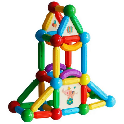 Set de constructie magnetic - STICK (103 piese)