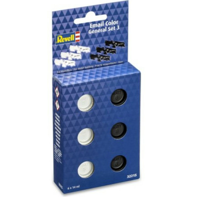 Set de culori email - general 3 Mat (6X 14Ml)