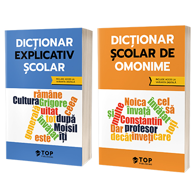 Set de dictionare scolare cu acces la varianta digitala - Omonime si Dictionar explicativ scolar