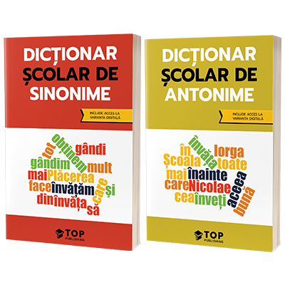 Set de dictionare scolare cu acces la varianta digitala - Sinonime si Antonime