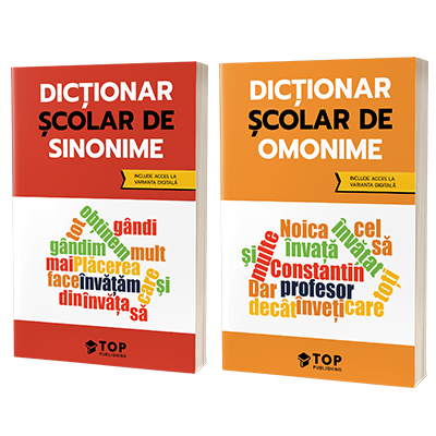Set de dictionare scolare cu acces la varianta digitala - Sinonime si Omonime