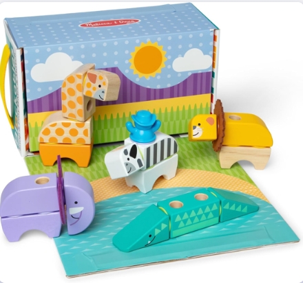 Set de joaca cu animale, Melissa Doug