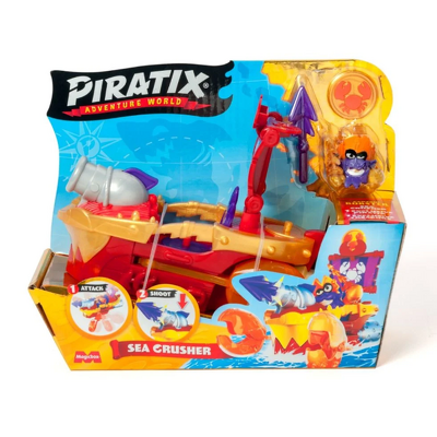 Set de joaca cu figurina Captain Bobster, Nava Sea Crusher