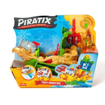 Set de joaca cu figurina Captain Wings, Nava Sky Hunter