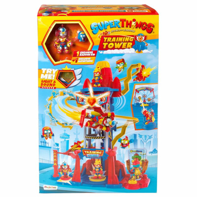 Set de joaca cu figurine SUPERTHINGS - Turnul de antrenament